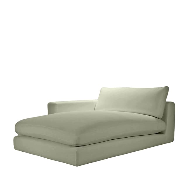 Capri 1,5-Sitzer-Chaiselongue-Modul mit linker Armlehne Green 142x184