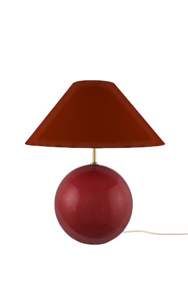 Iris Bodenlampe Burgund 35