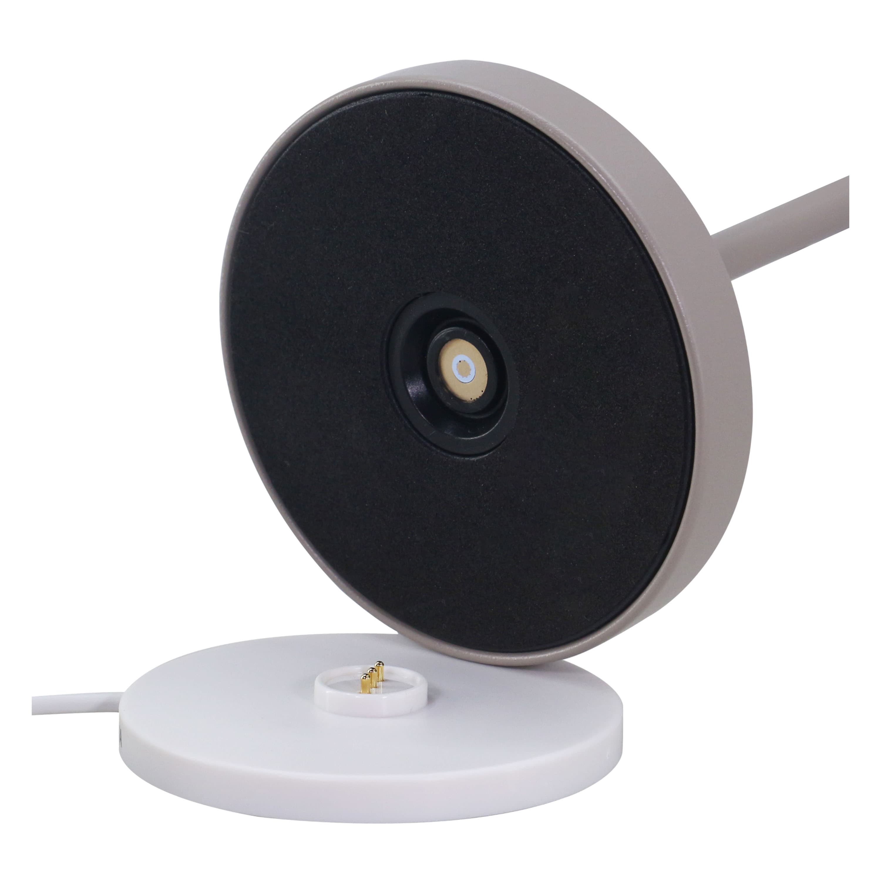 Teya Portable Table Lamp Warm Grey 26cm