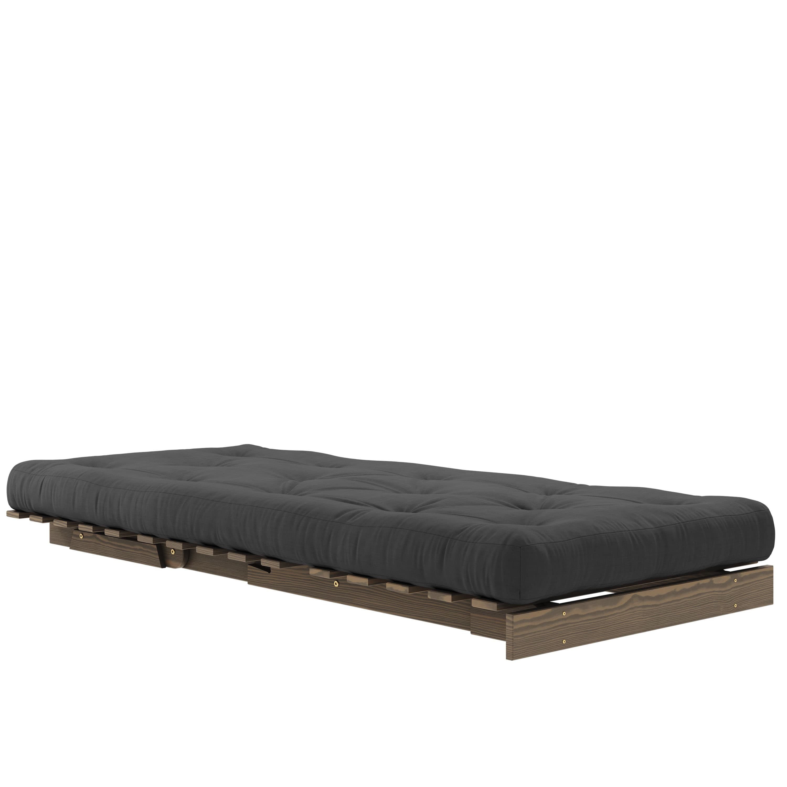 Roots Sofa Bed Chair Brown/Dark Grey 90cm