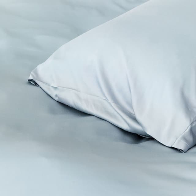 Bamboo Pillowcase Light Blue 50x60 Set of 2