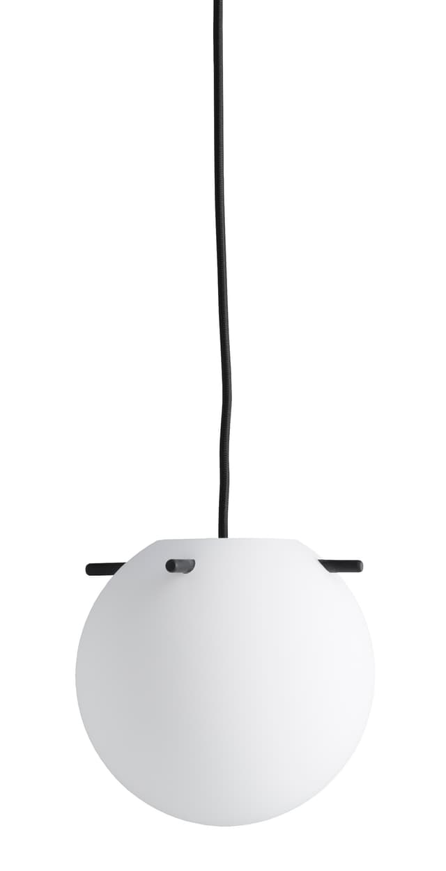 Koi Ceiling Light Opal White/Black Ø19