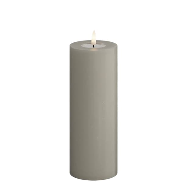 LED Block Candle Sand 20cm