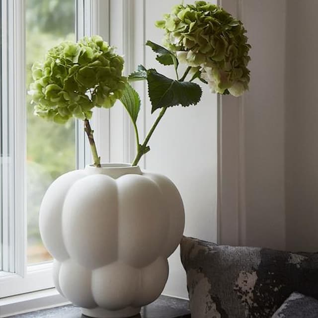 Uva Vase Keramik Creme 22cm