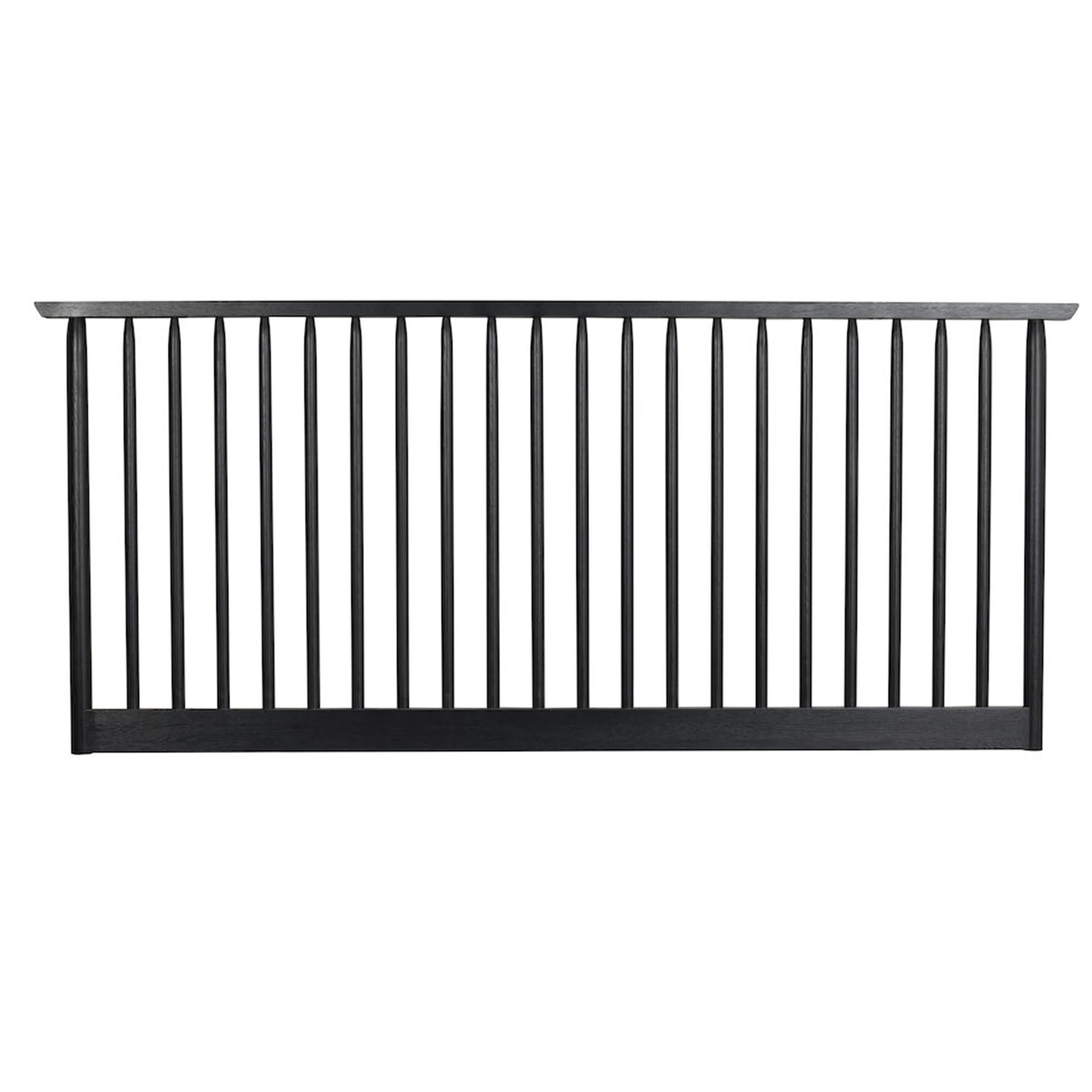 Riggins Kopfteil Schwarz Eiche 180cm