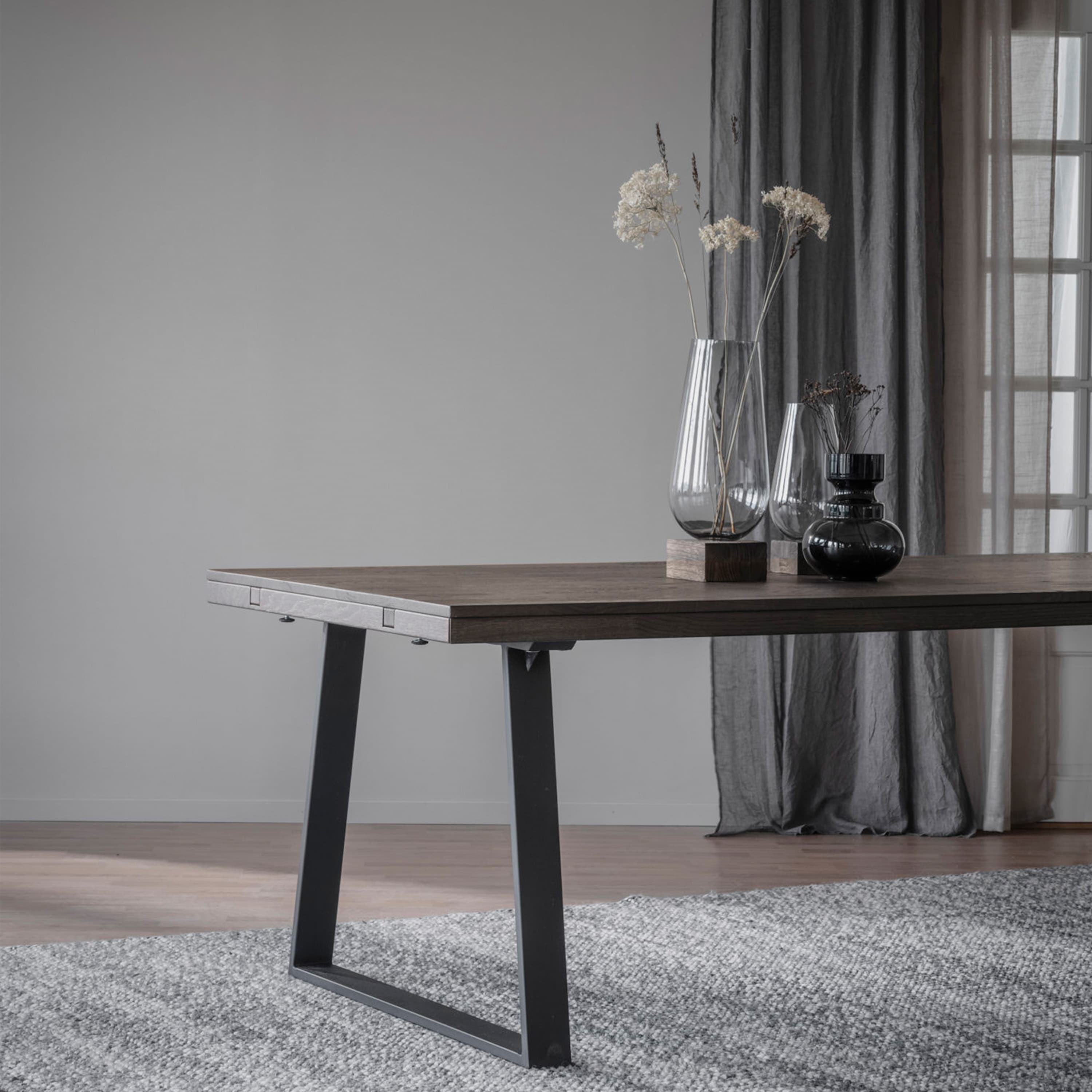 Brooklyn Esstisch U-Bein Dunkelbraune Eiche 170cm