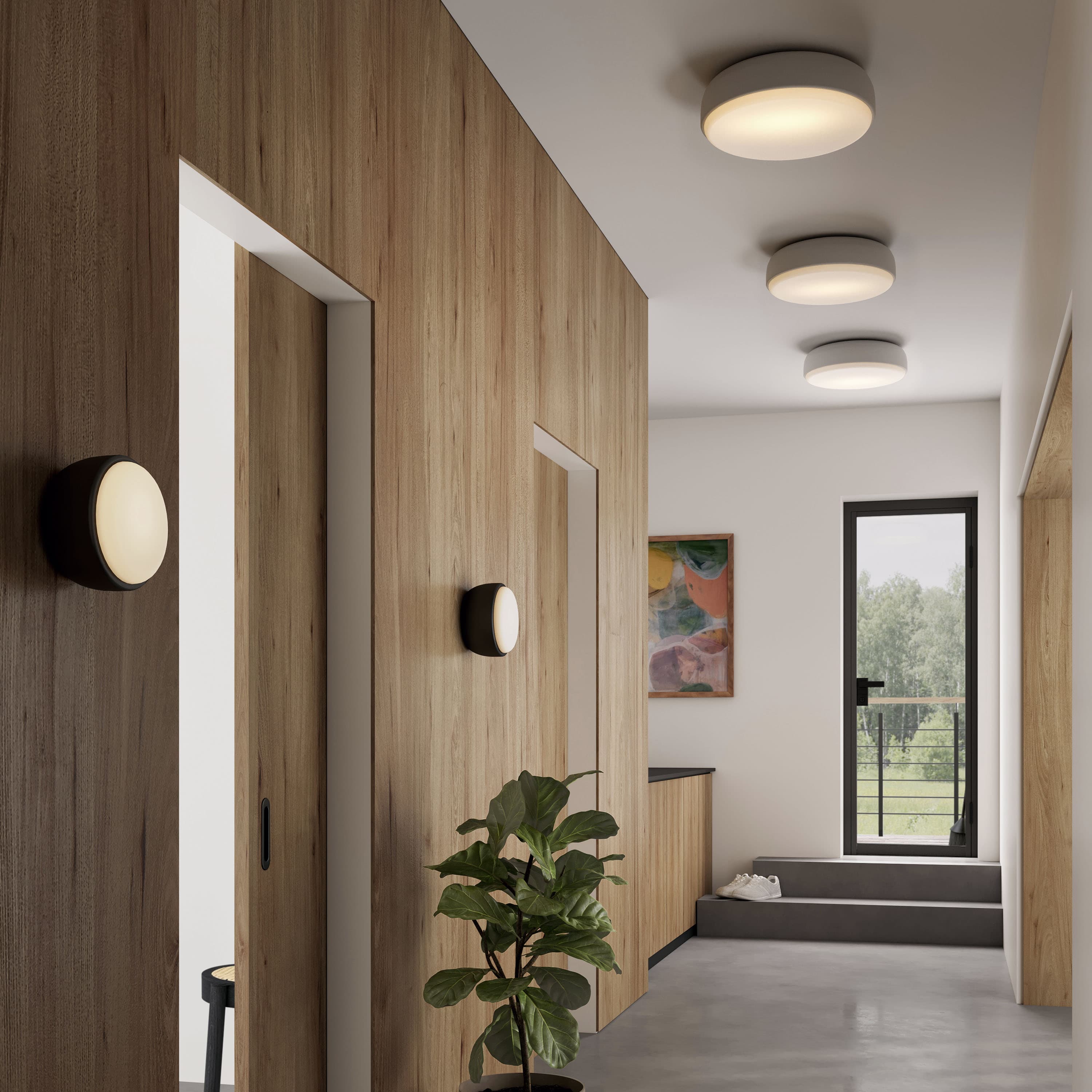 Over Me Ceiling Lamp Dark Grey Ø20