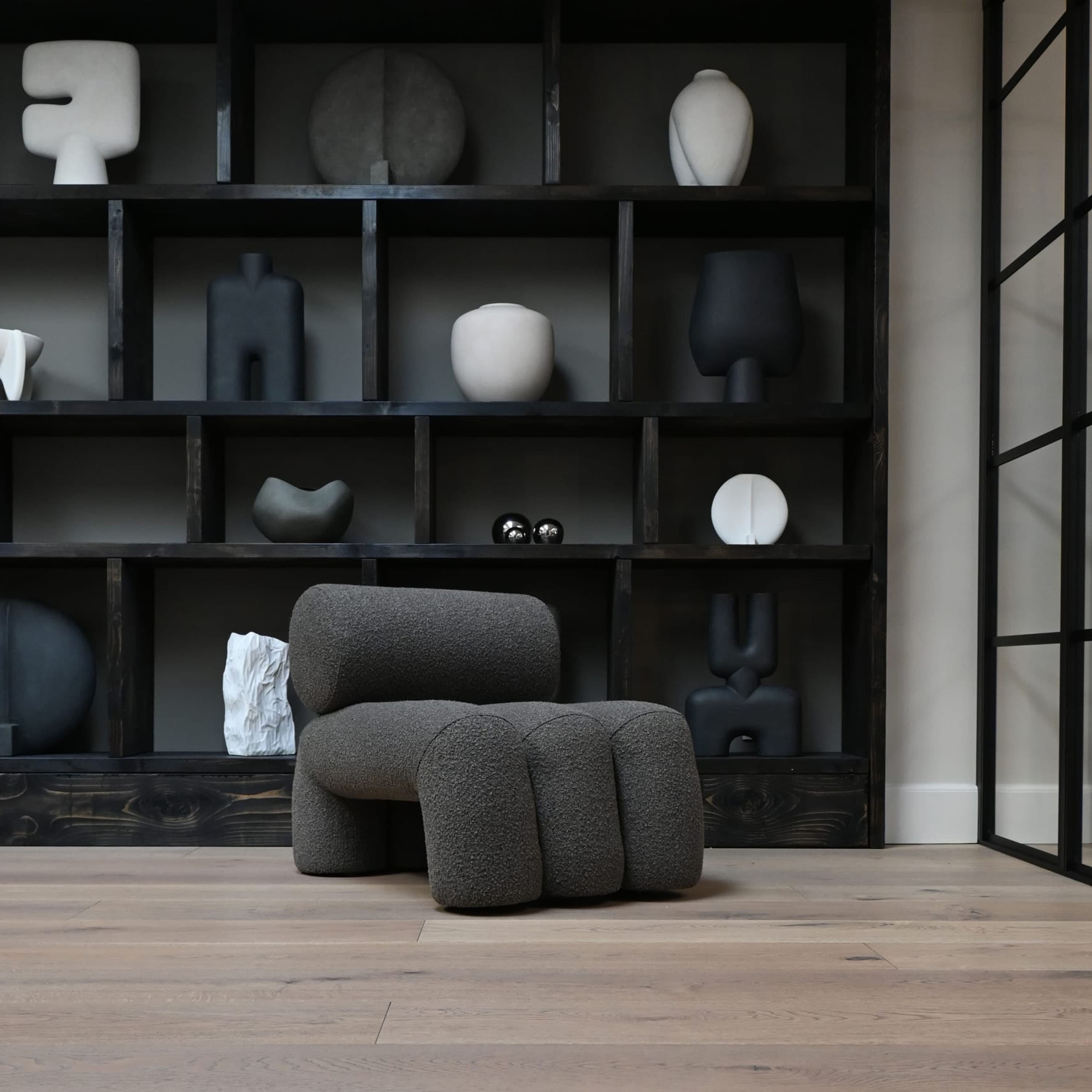 Foku Lounge Chair Deep Taupe