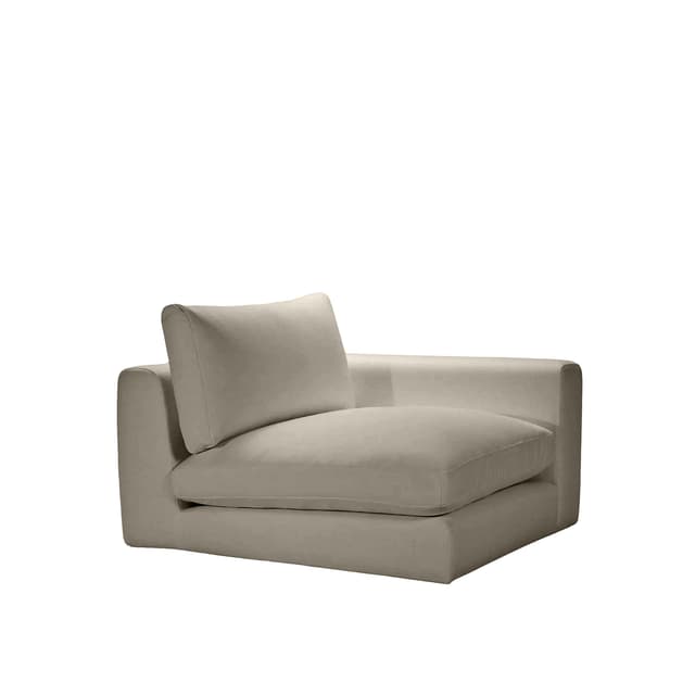 Capri 1-Sitzer-Sofamodul mit rechter Armlehne Beige 107cm