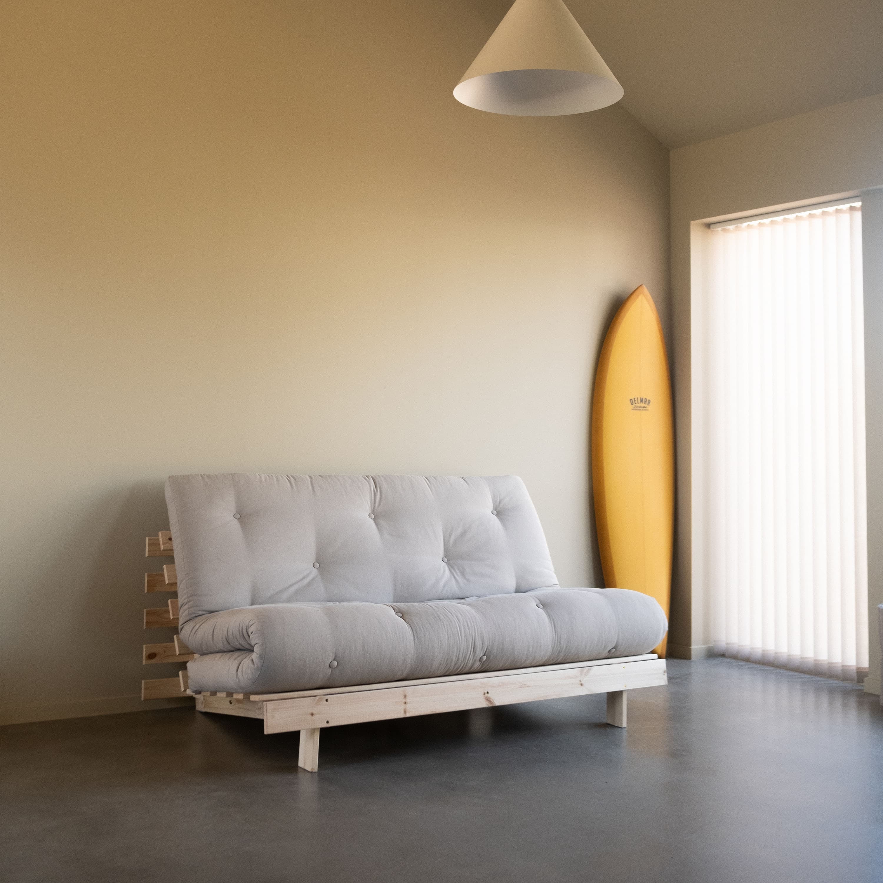 Roots Schlafsofa Natur/Beige 140cm