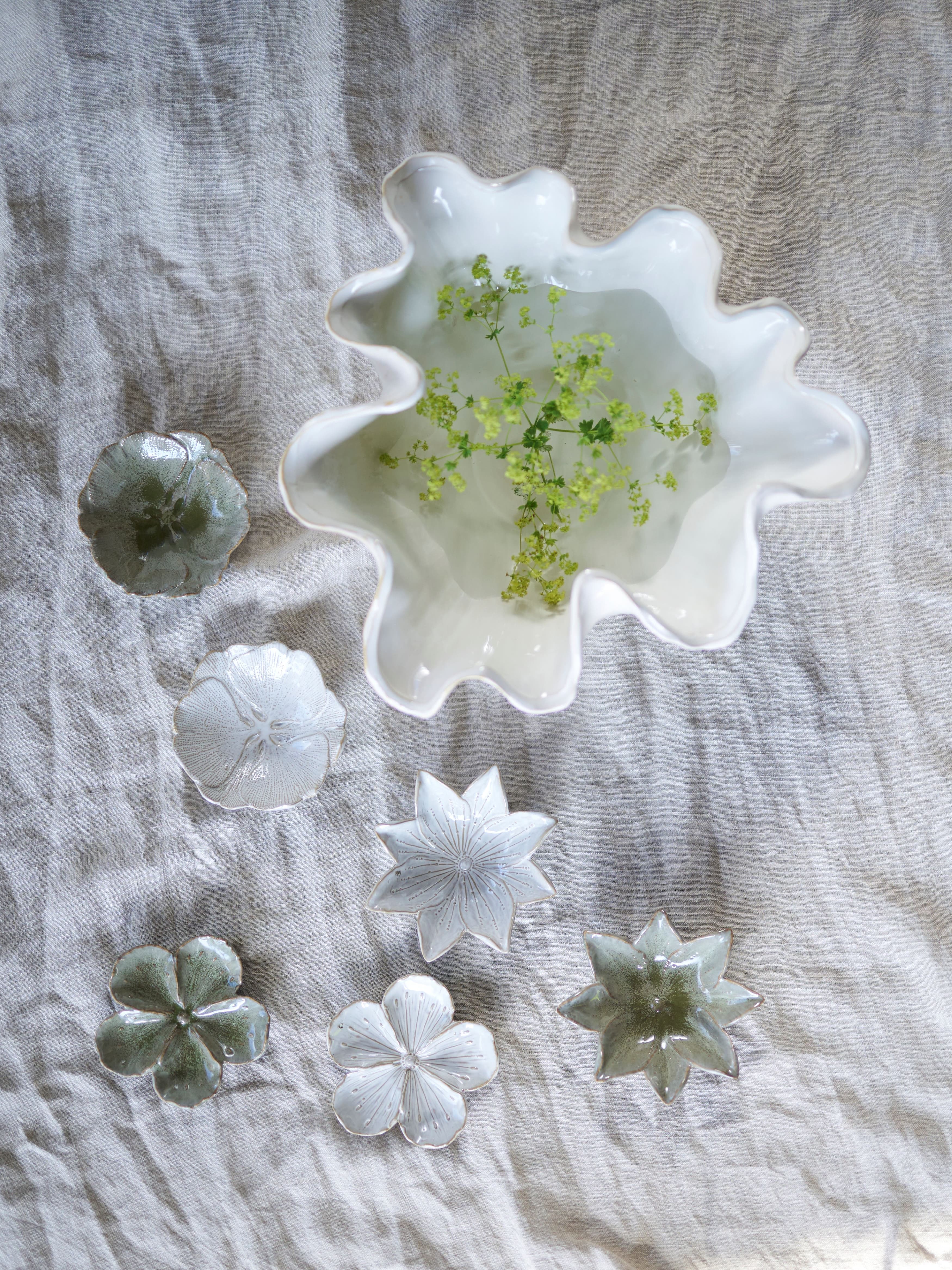 Hanna Bowl Offwhite 35cm