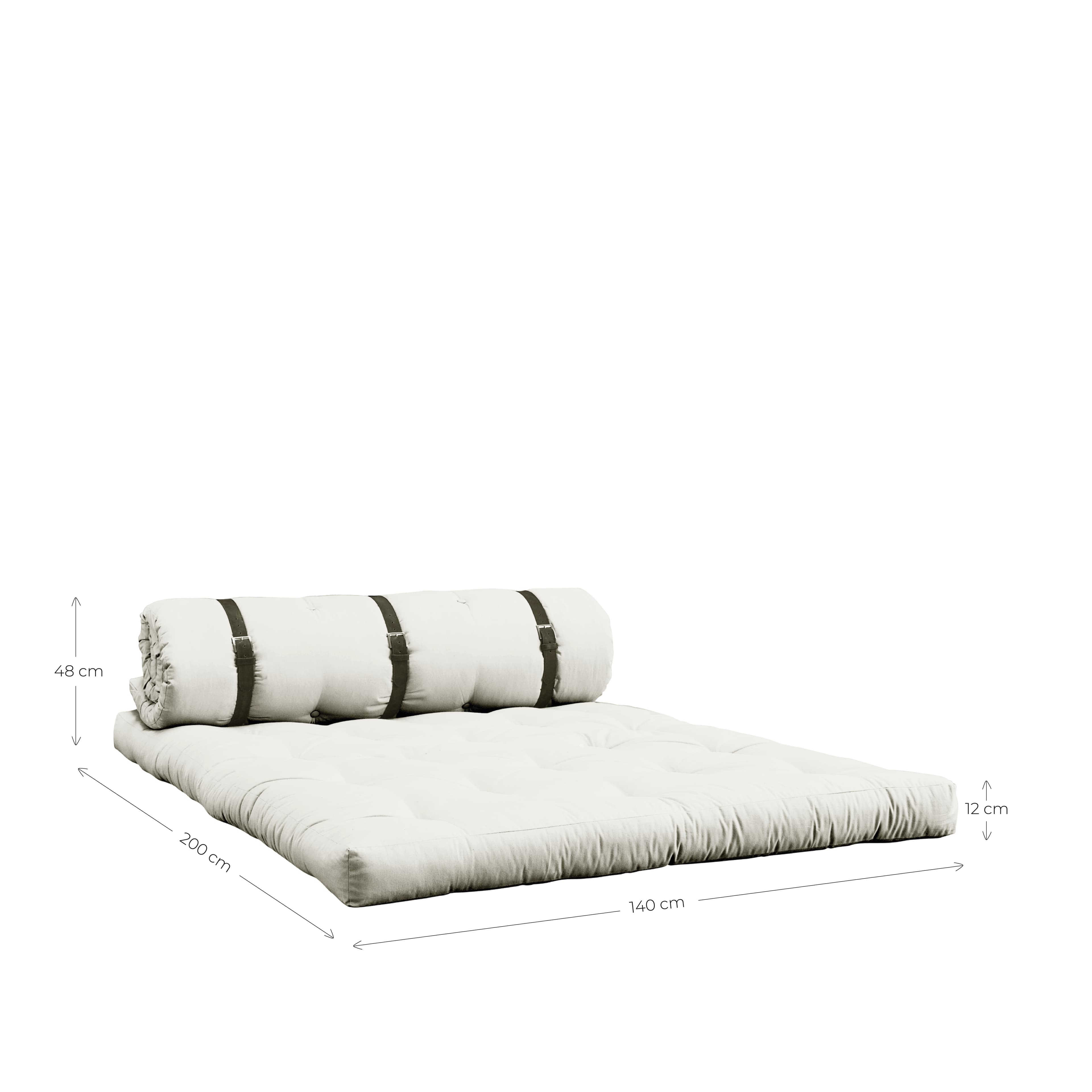 Buckle-Up Daybed Natur 200 cm