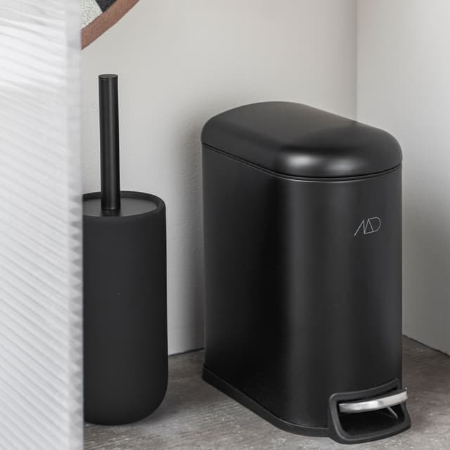 Mini-Walther Pedal Bin Black 5 Litres