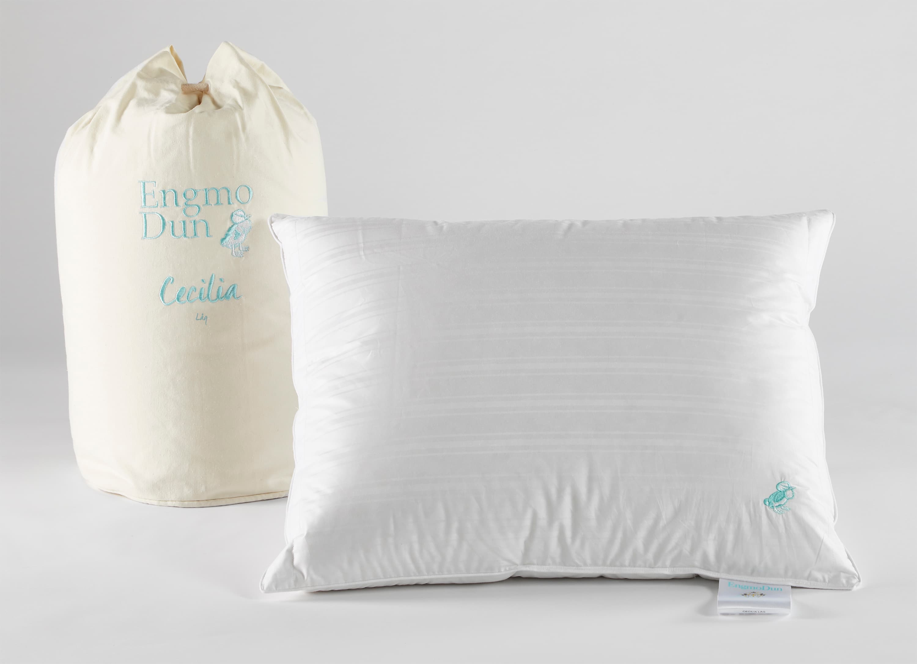 Cecilia 3-chamber Down Pillow Low 50x60