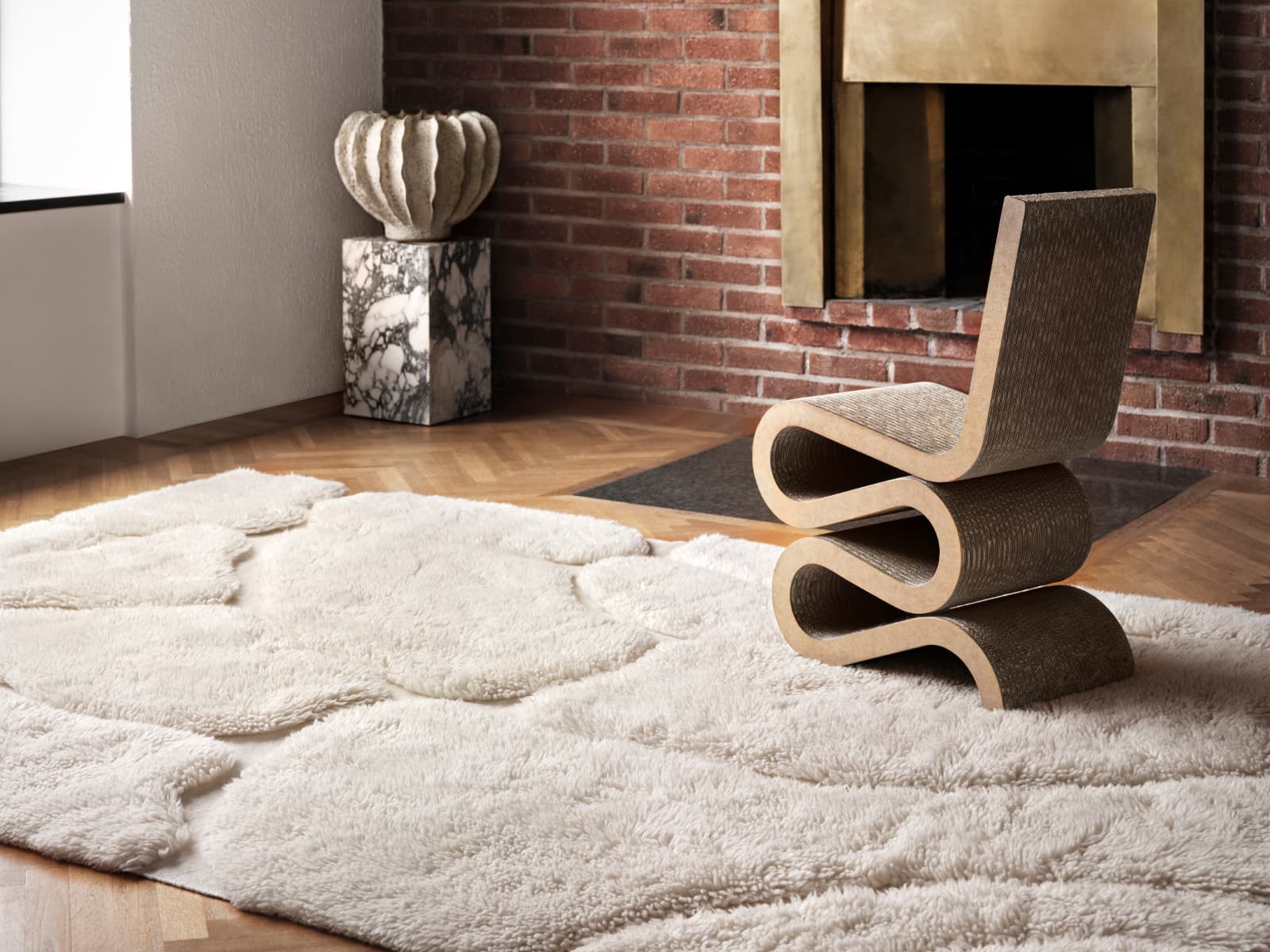 Kullin Ullteppich Offwhite 250x350