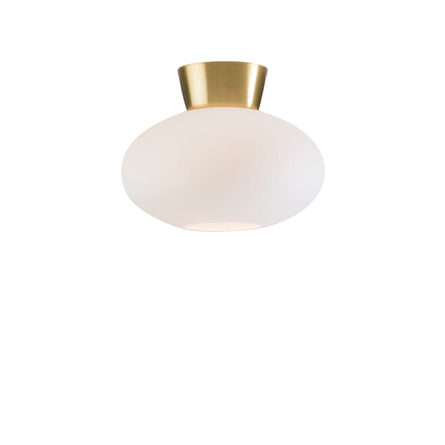 Bullo Ceiling Lamp Opal/Brass