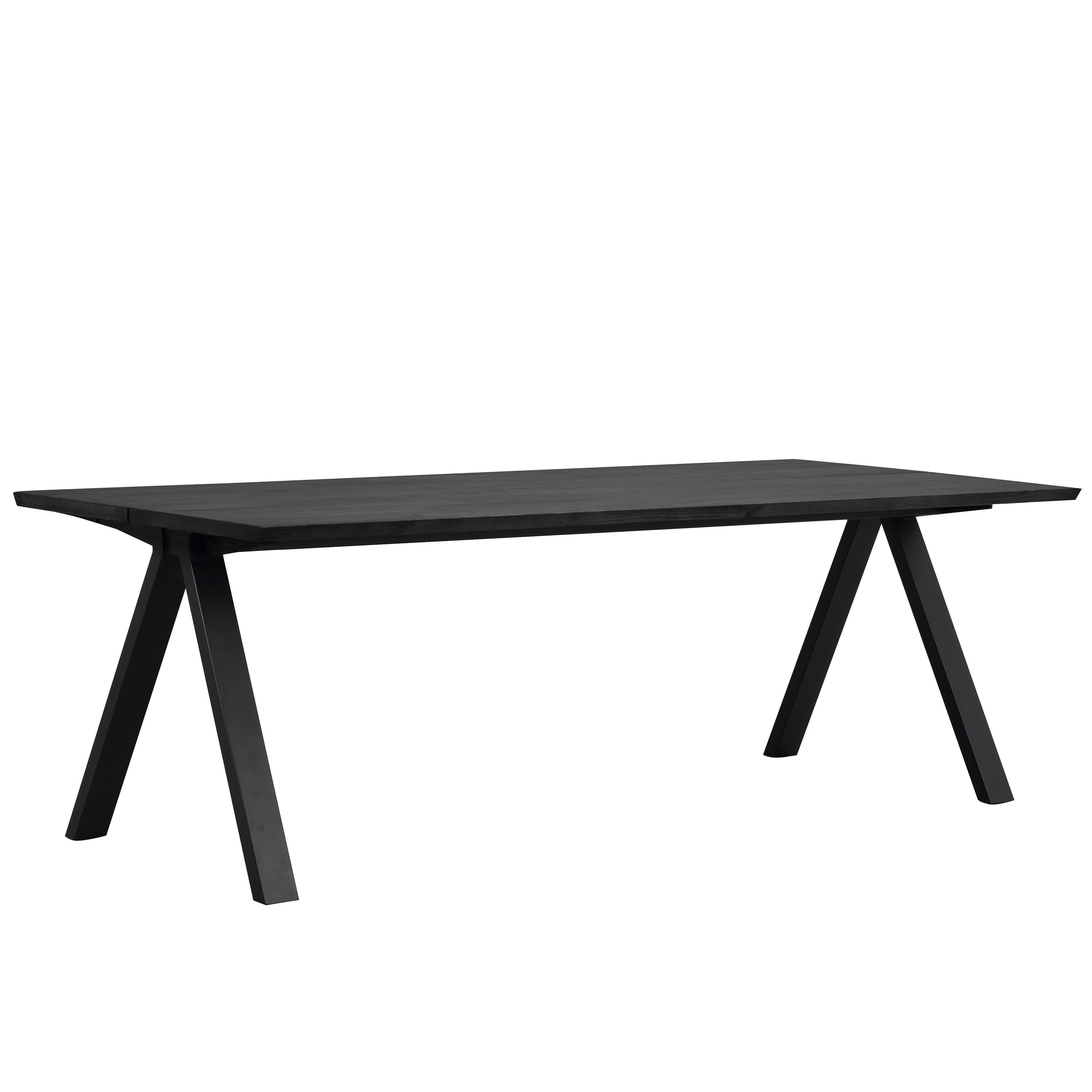 Carradale Dining Table V-leg Black 220cm