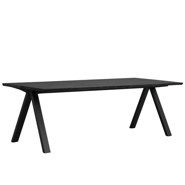 Carradale Esstisch V-Bein Schwarz 220cm
