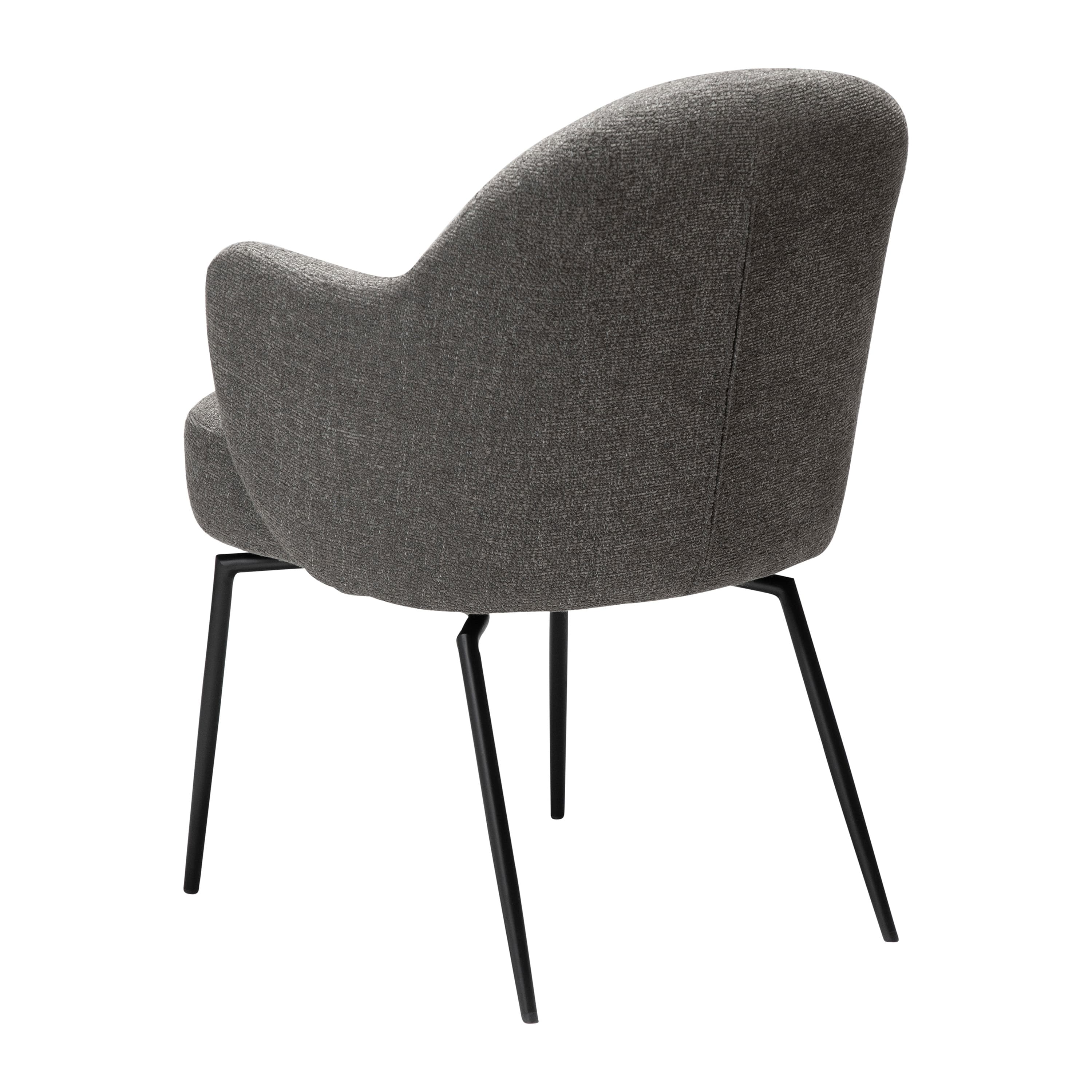 Bae Swivel Karmstol Pebble Earth Bouclé/Black