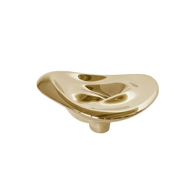 Ripple no. 2 no. 02 Wall Hook Brass Large