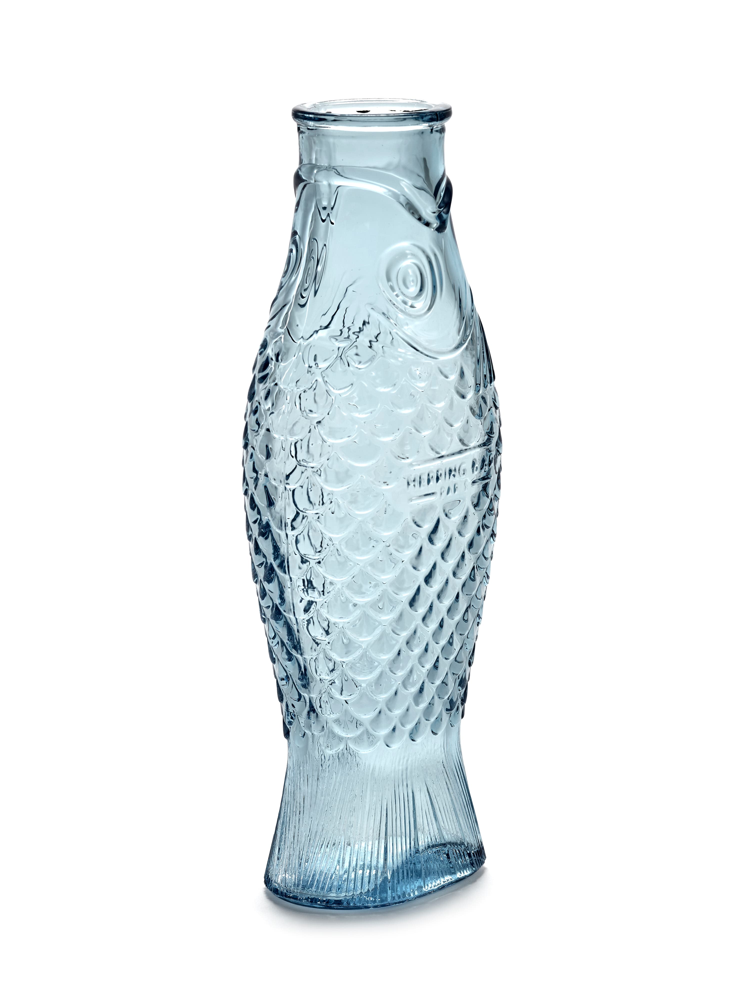 Fish & Fish Karaffe Blau