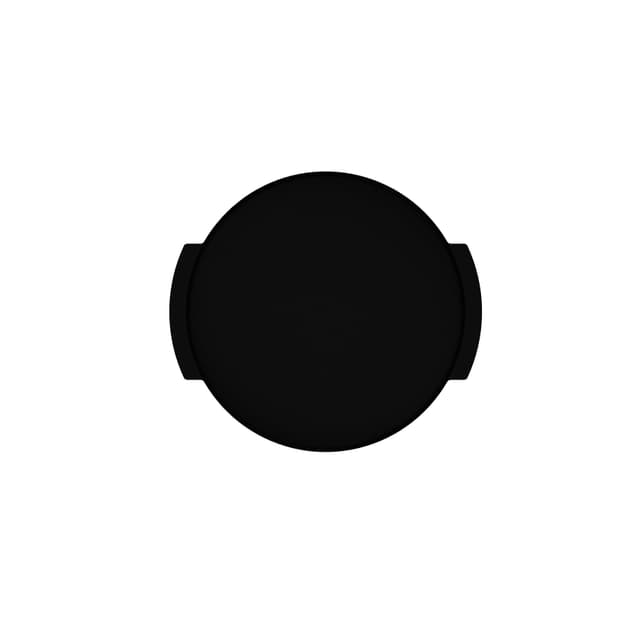 Tray Carry Circle Tablett Black 35cm