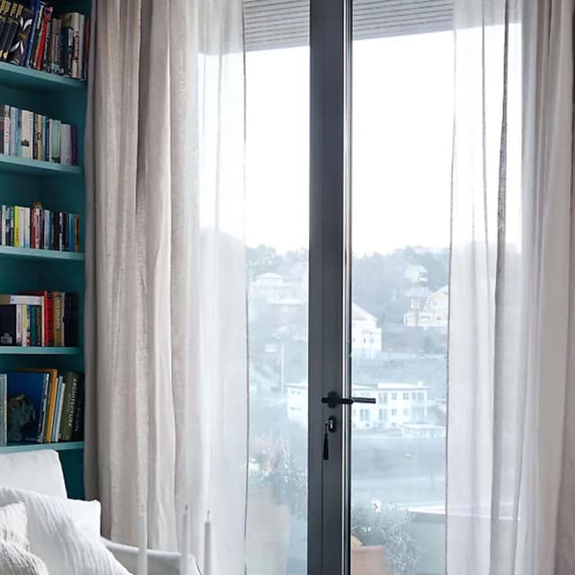 Dalsland Linen Curtain Length Pearl 250cm