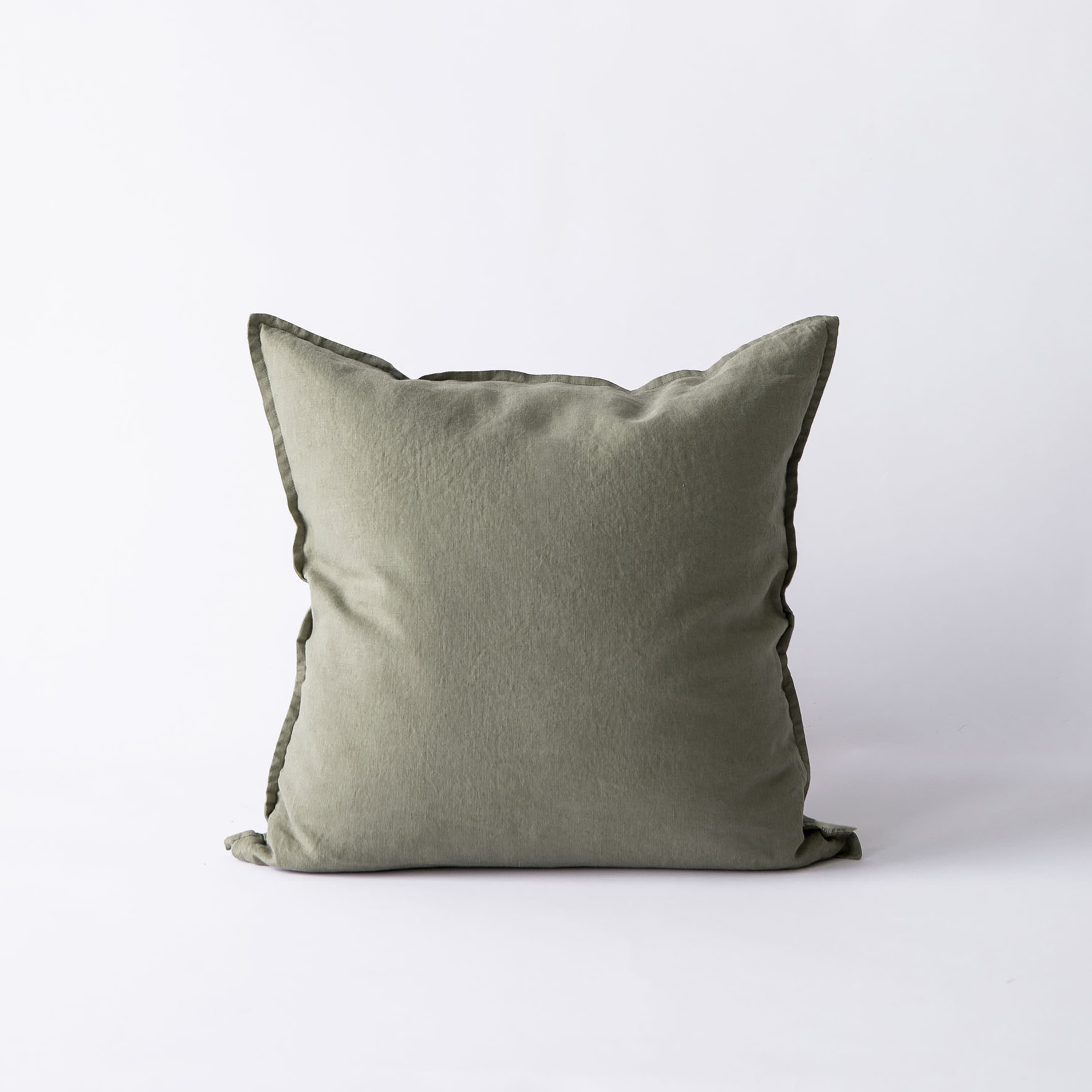 Kissenbezug Leinen Olive 50x50