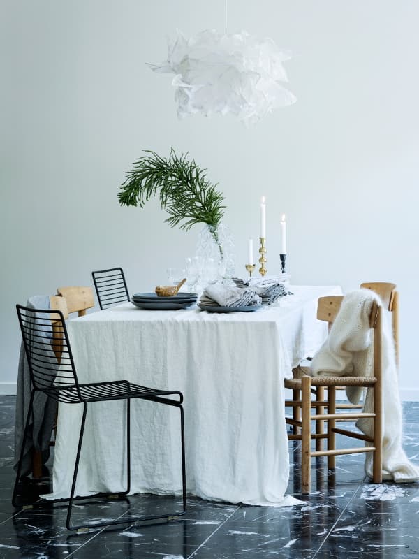Lovely Tablecloth Off-White 145x300