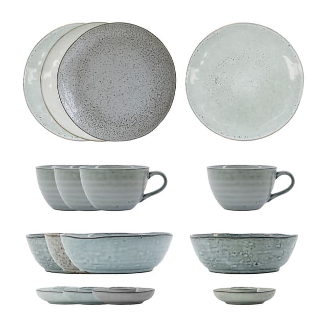 Rustic Brunchkit Grau/Blau