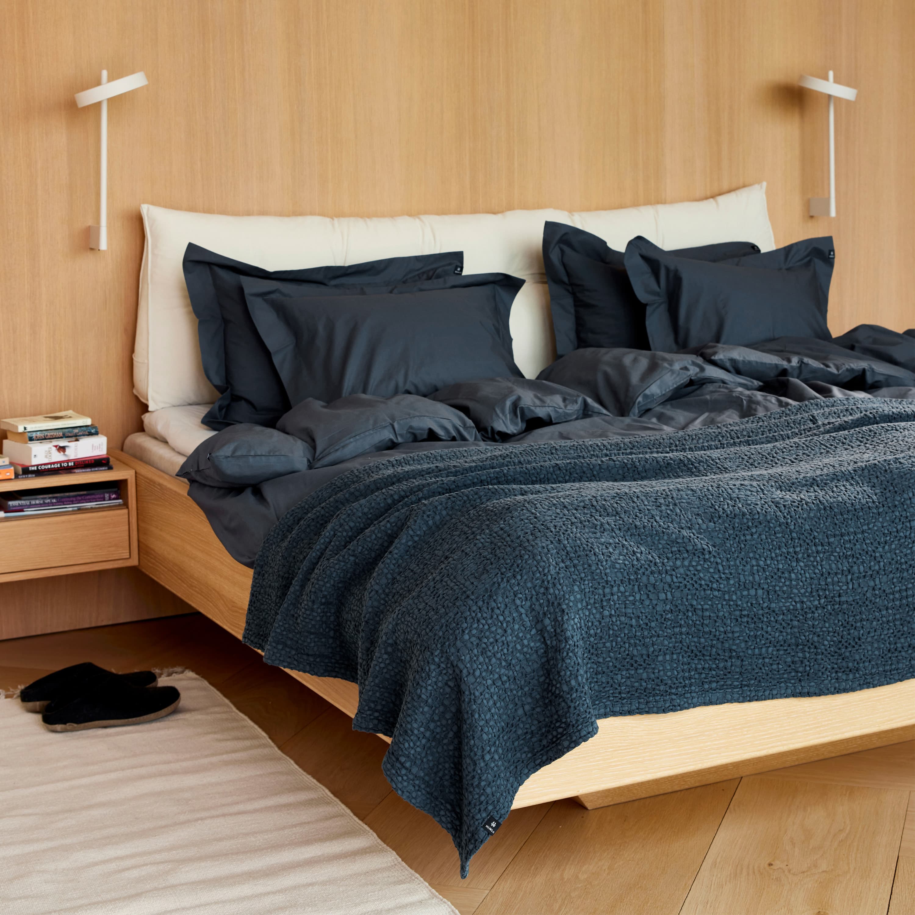 Dreamtime Flat Sheet GOTS Percale Summer 160x270