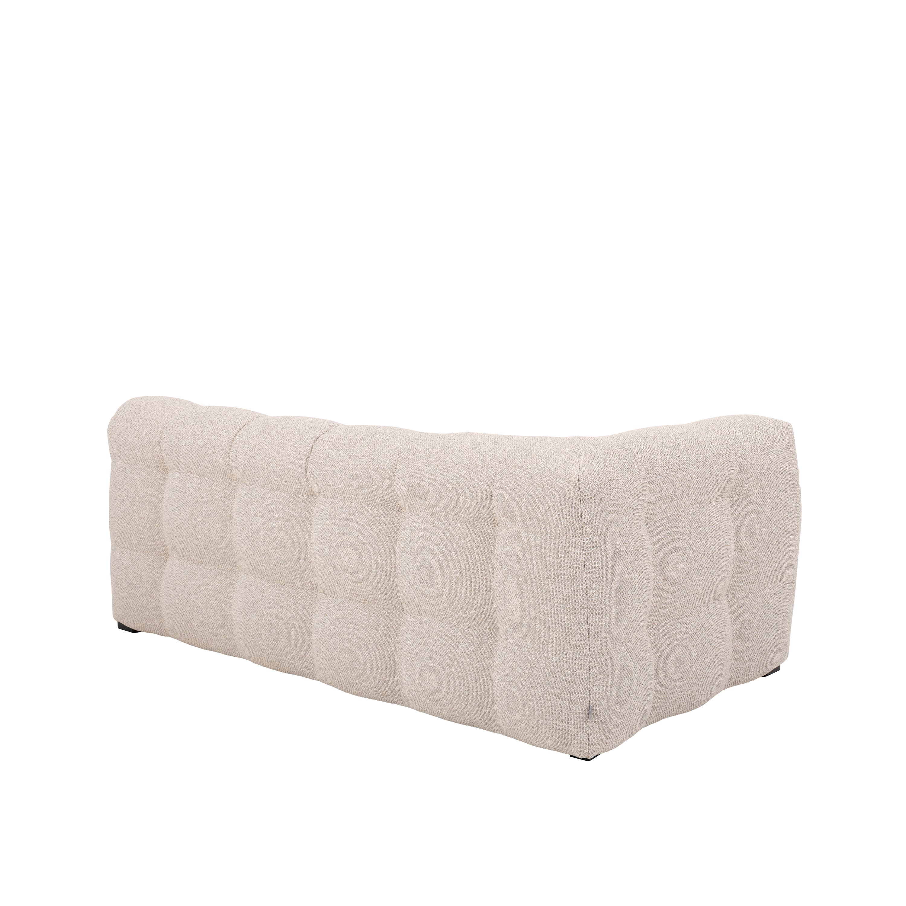 Billie 2-Sitzer Sofa Modul Links Armlehne Beige Bouclé 174cm