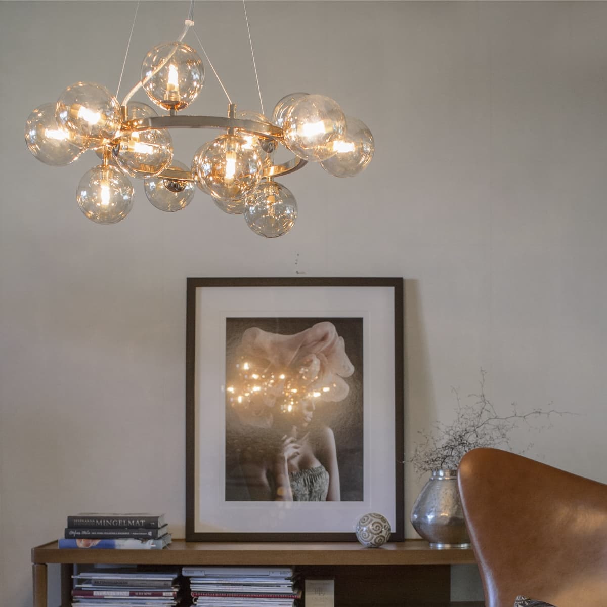 Splendor Ceiling Light Amber