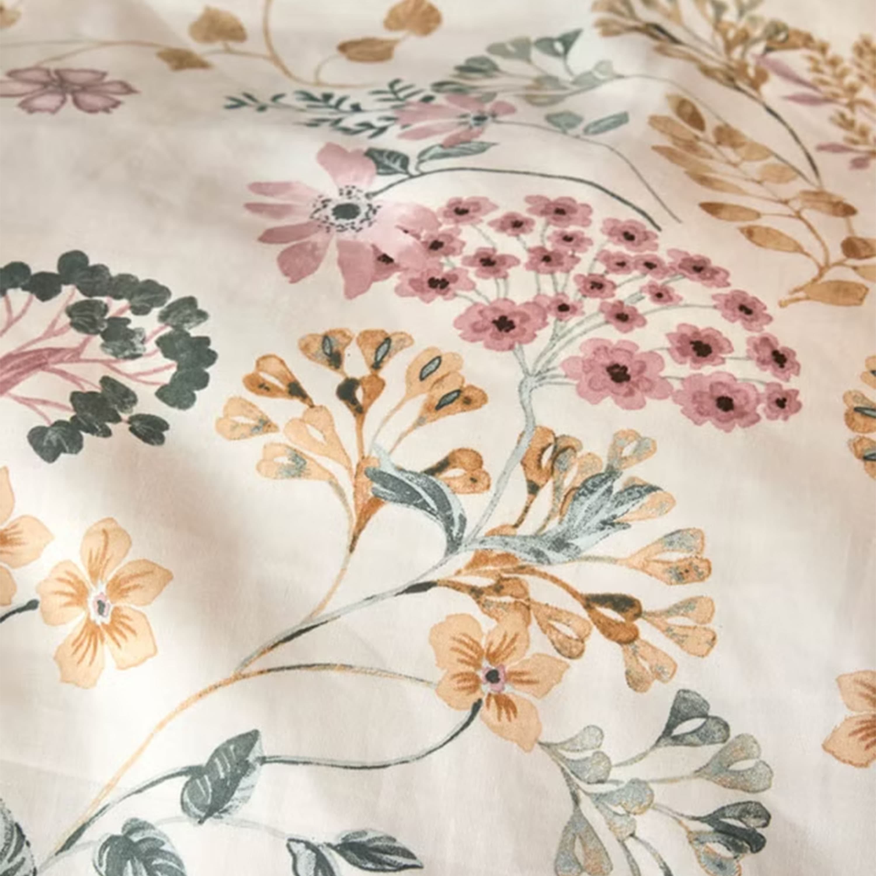 Wera Duvet Cover Set Sateen Warm Pink 150x210/50x60