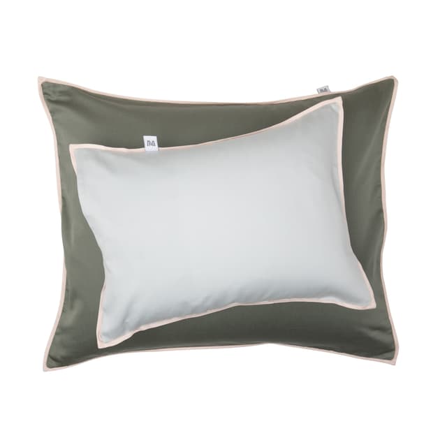 Duetto Pillowcase Light Blue/Green 60x80