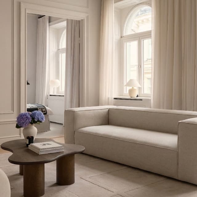 Luca 4-Sitzer Sofa Creme 265cm