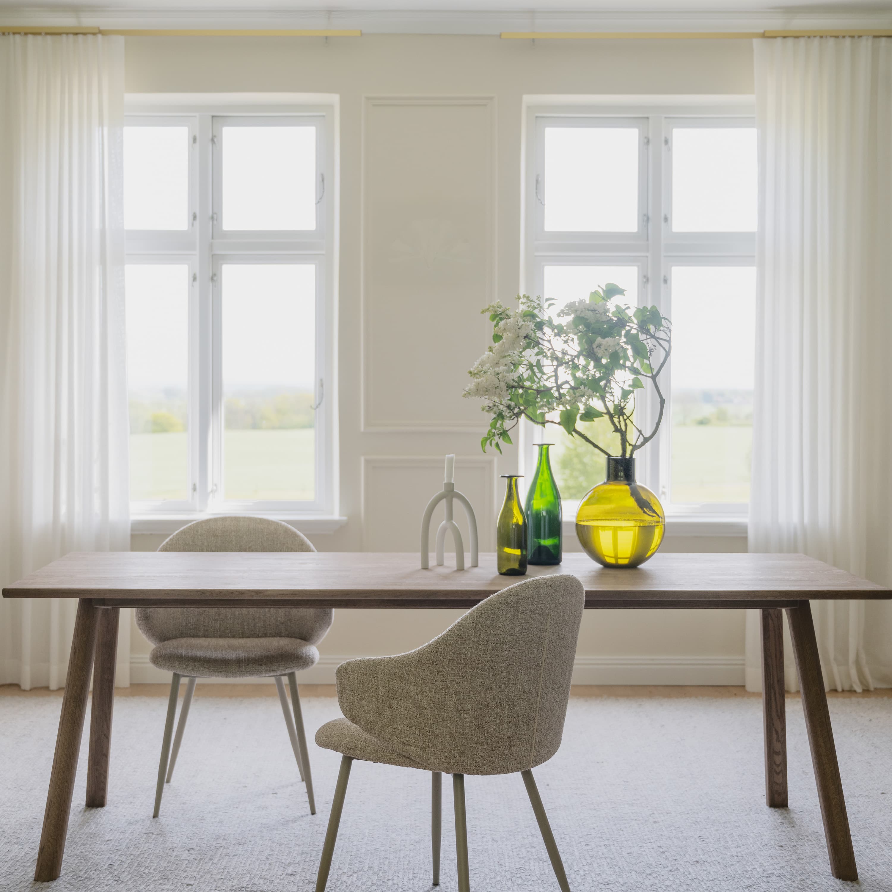 Clapperton Esstisch Sandfarbene Eiche 220x95