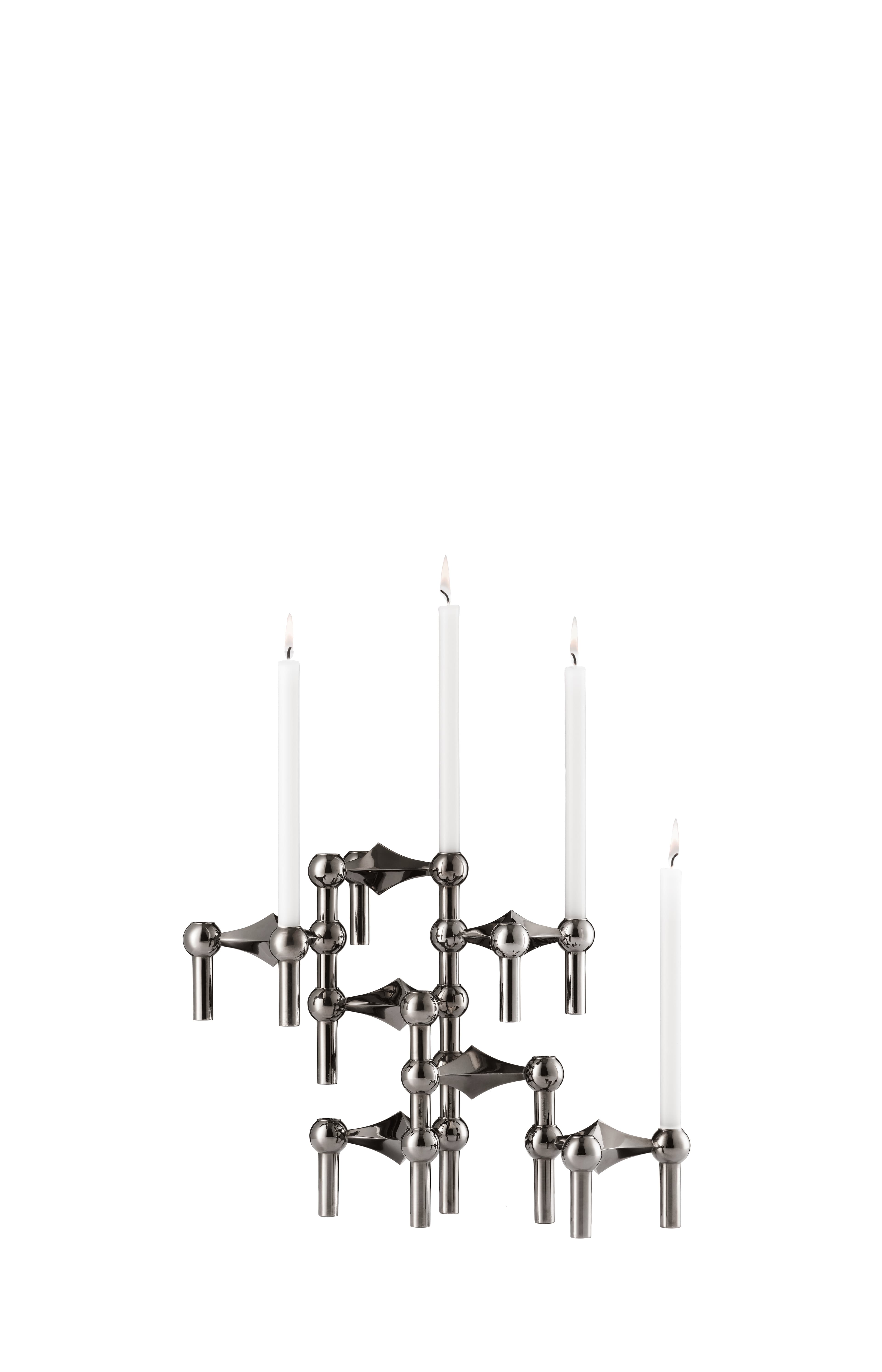 STOFF Nagel Leuchter Black Chrome 3er-pack