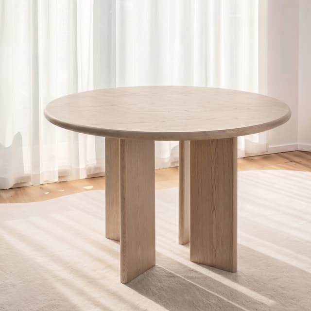 Ollie Dining Table White Oiled Oak 120cm