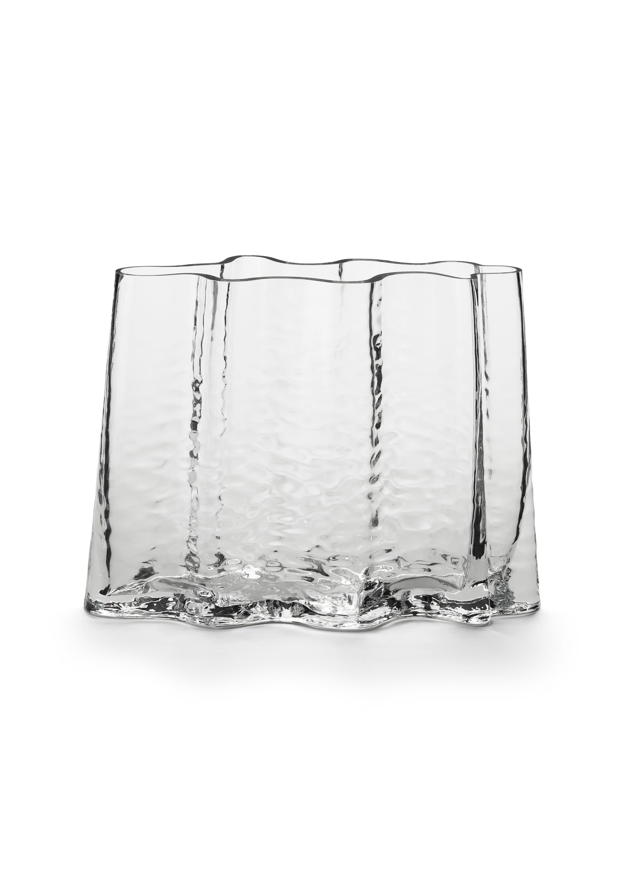 Gry Breite Vase, Klar, 24 cm