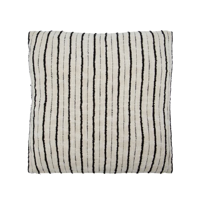 Lines Kissenbezug Schwarz/Off-white 50x50