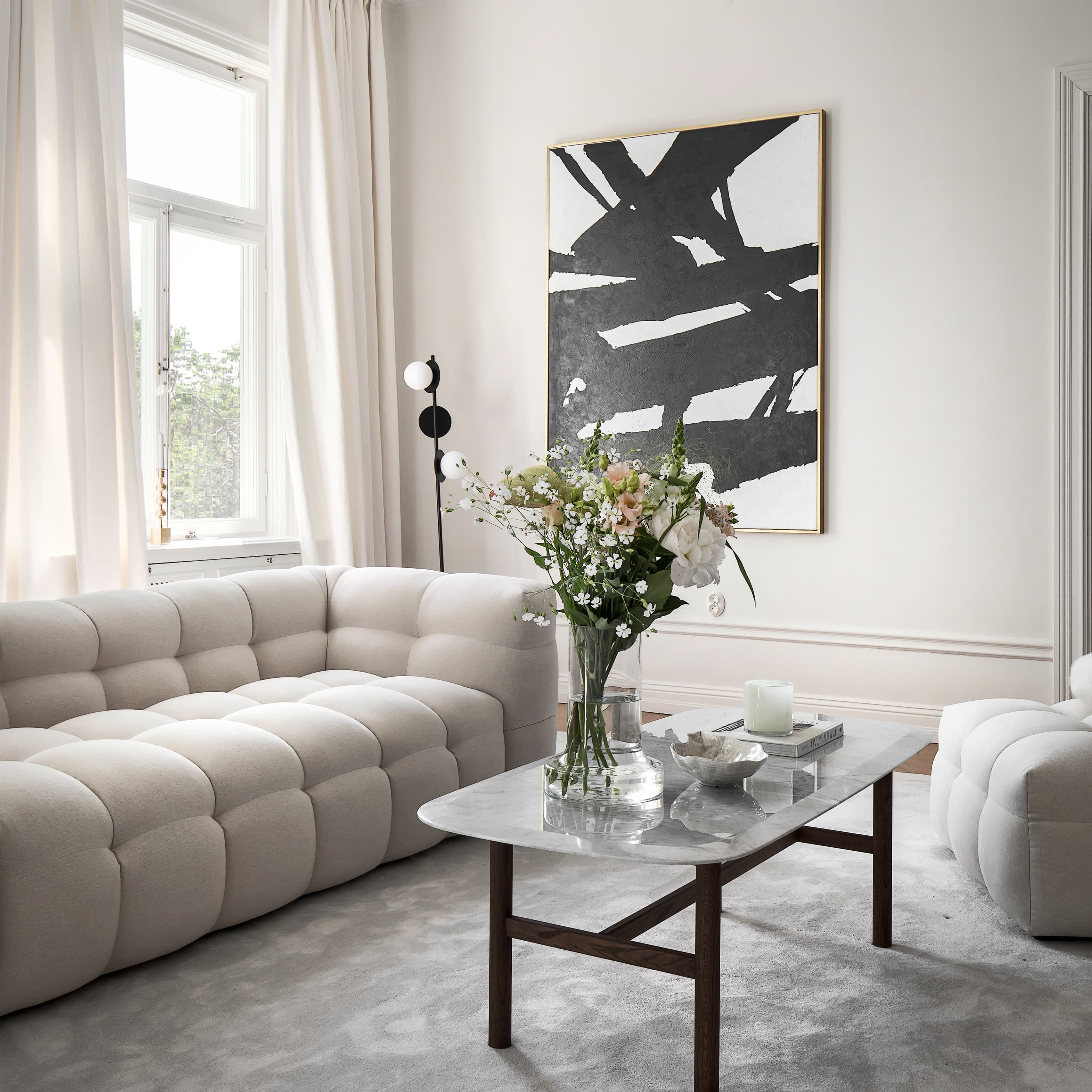 Billie 4-Sitzer Sofa Nature