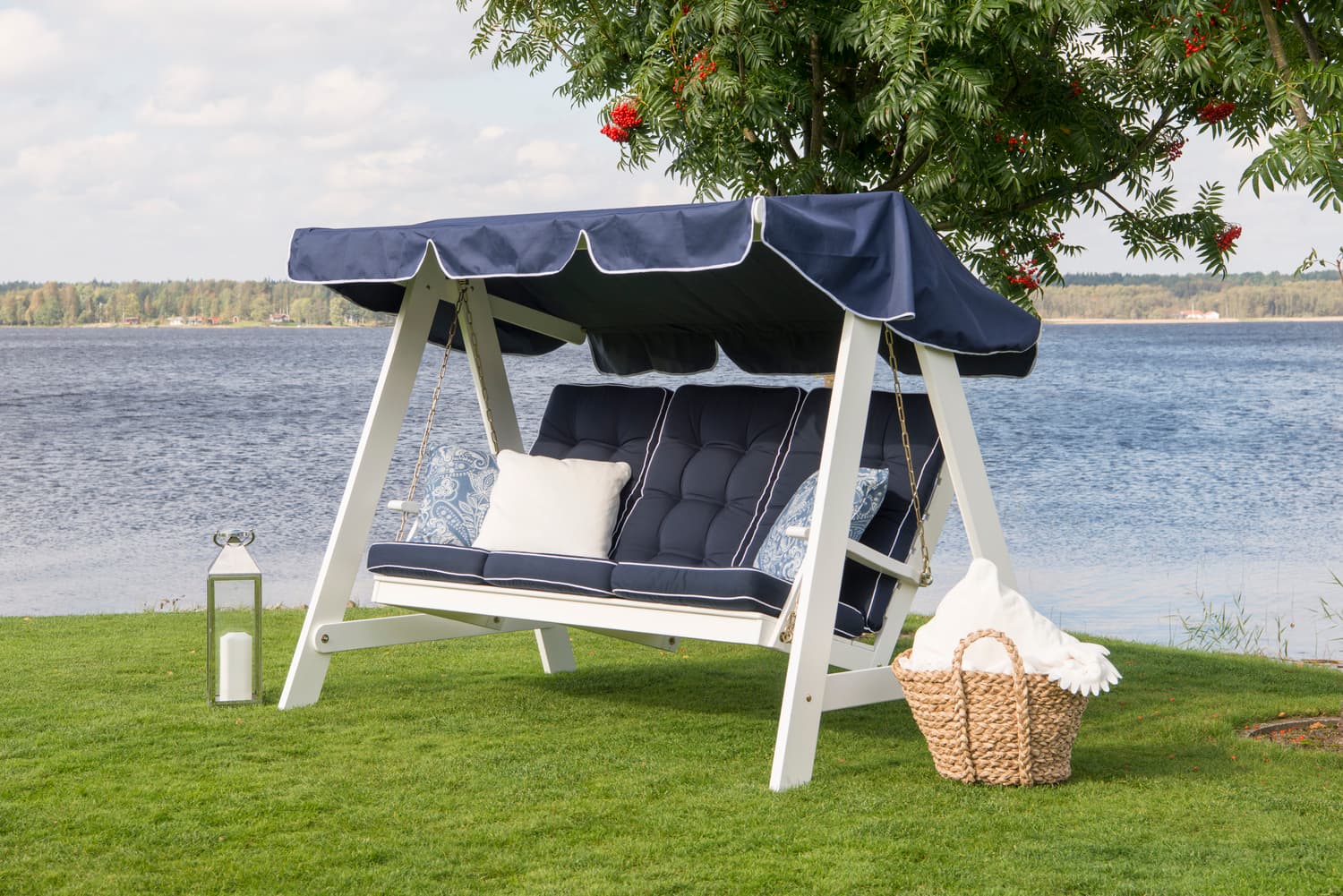 Dalom Garden Swing Seat without roof White