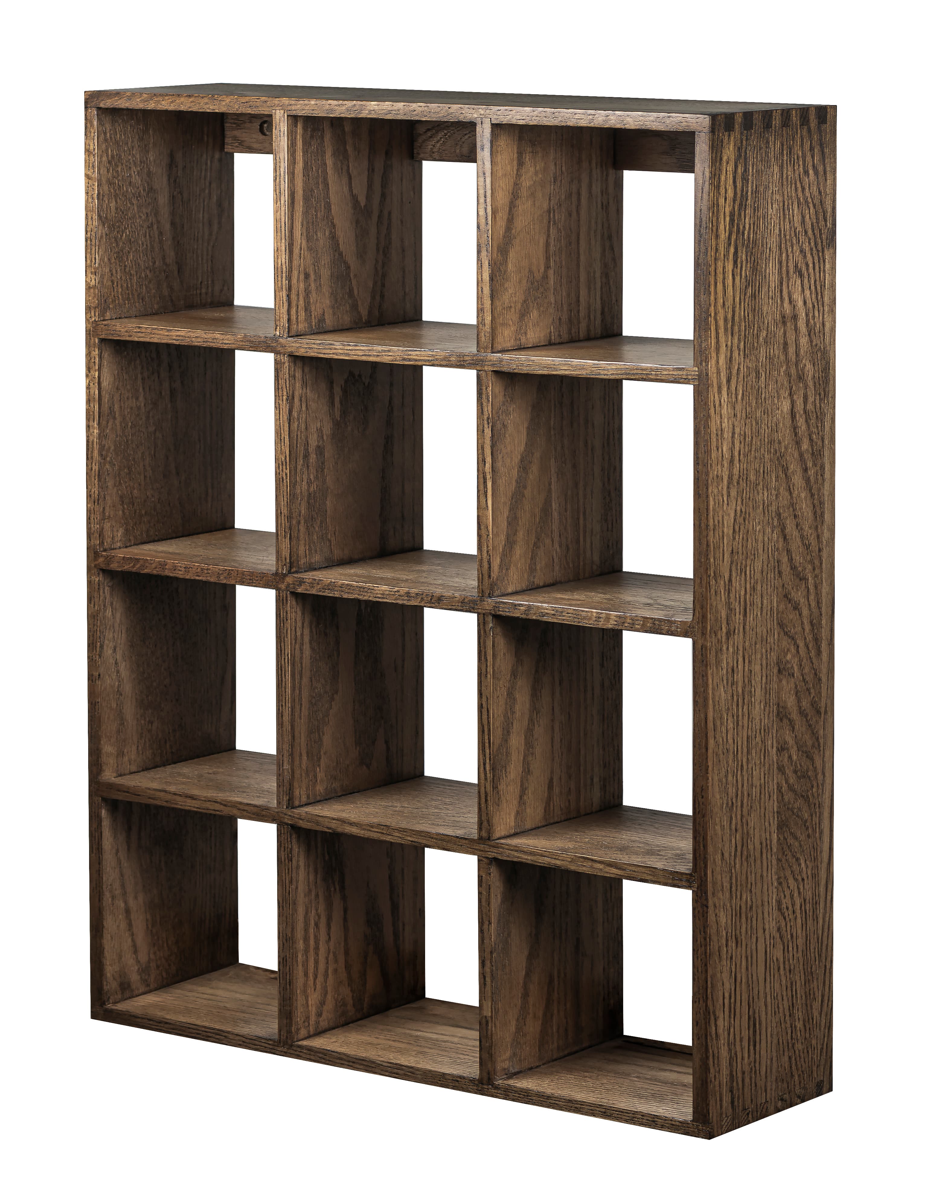 Showcase Set Box Regal Eiche Dunkel Geölt 53cm