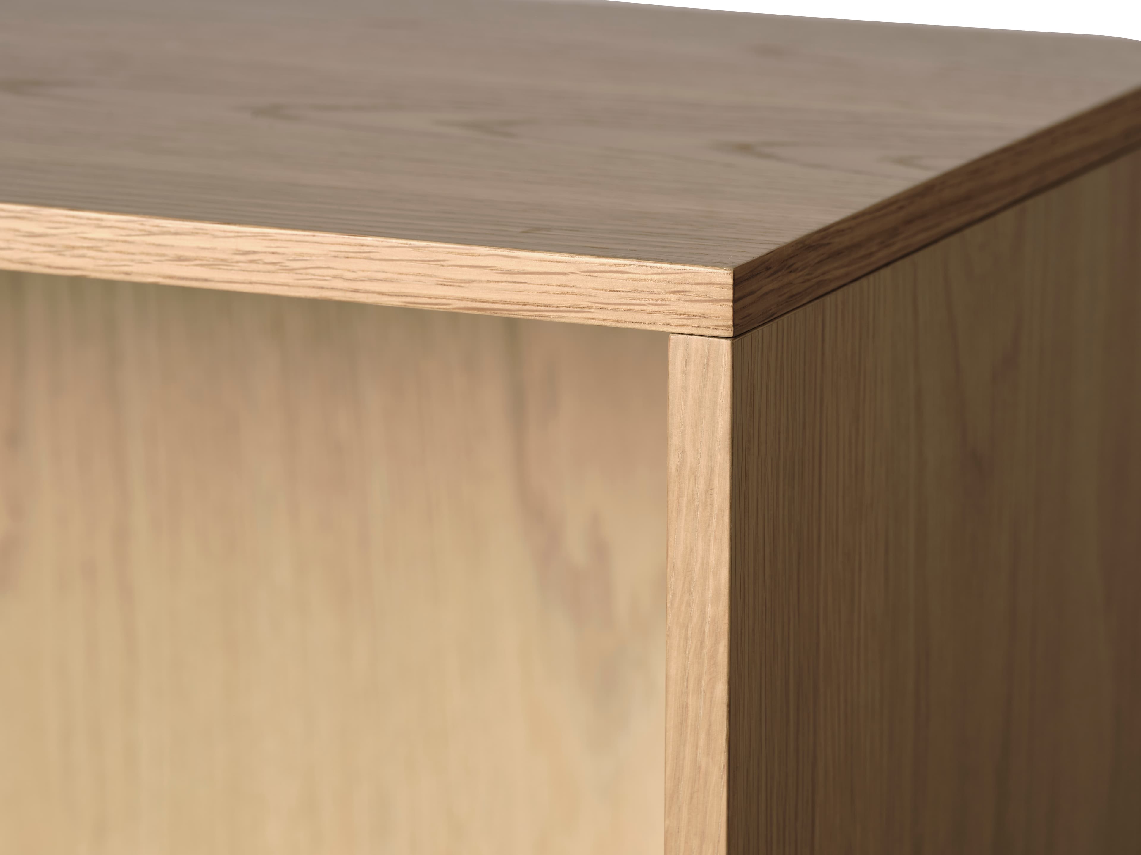 Andrea Bücherregal Natural Oak 140cm
