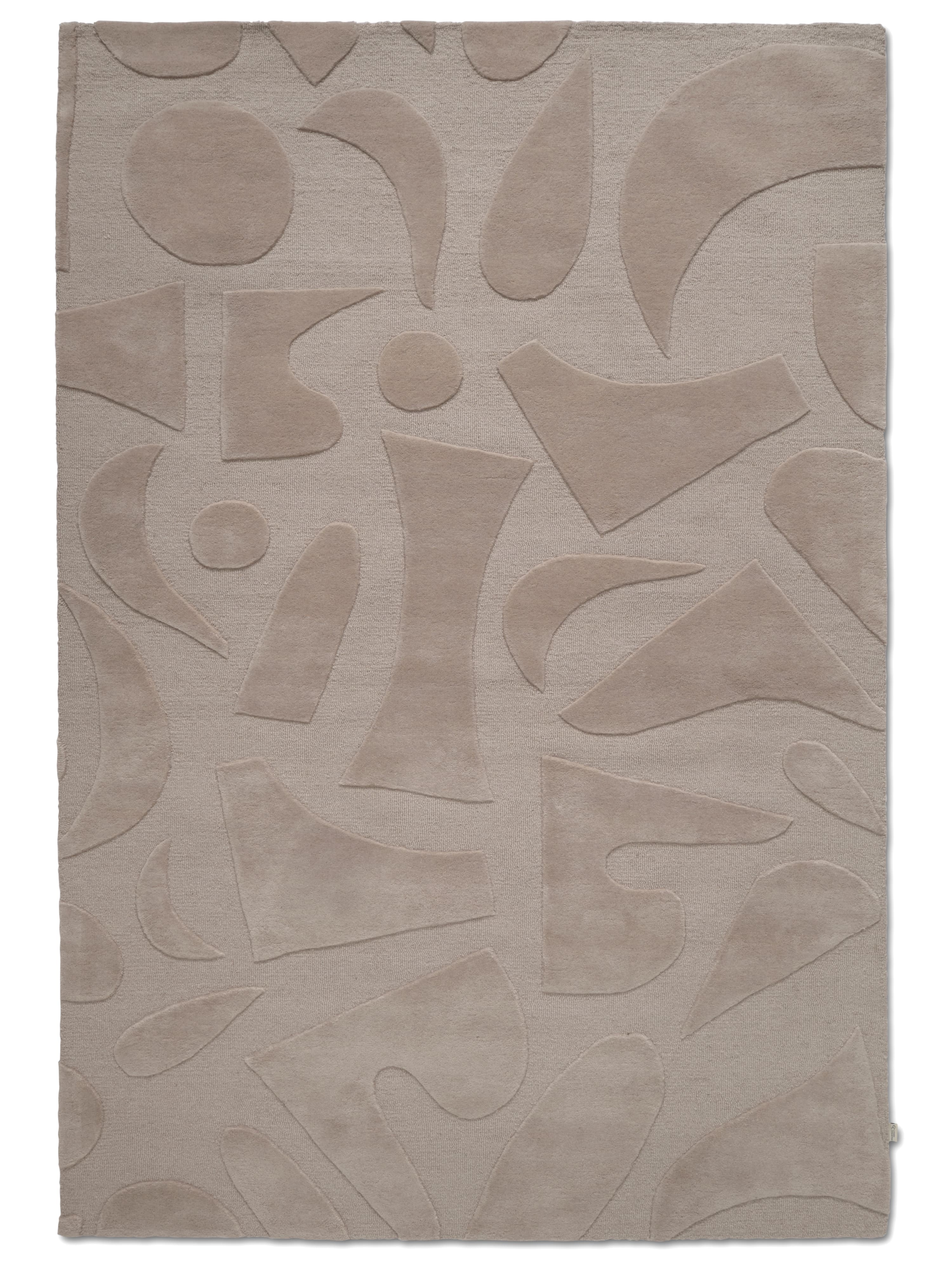 Vivid Wollteppich Beige 170x230
