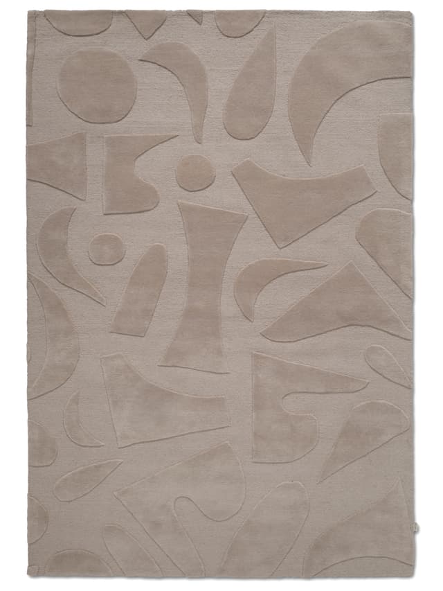Vivid Wollteppich Beige 170x230