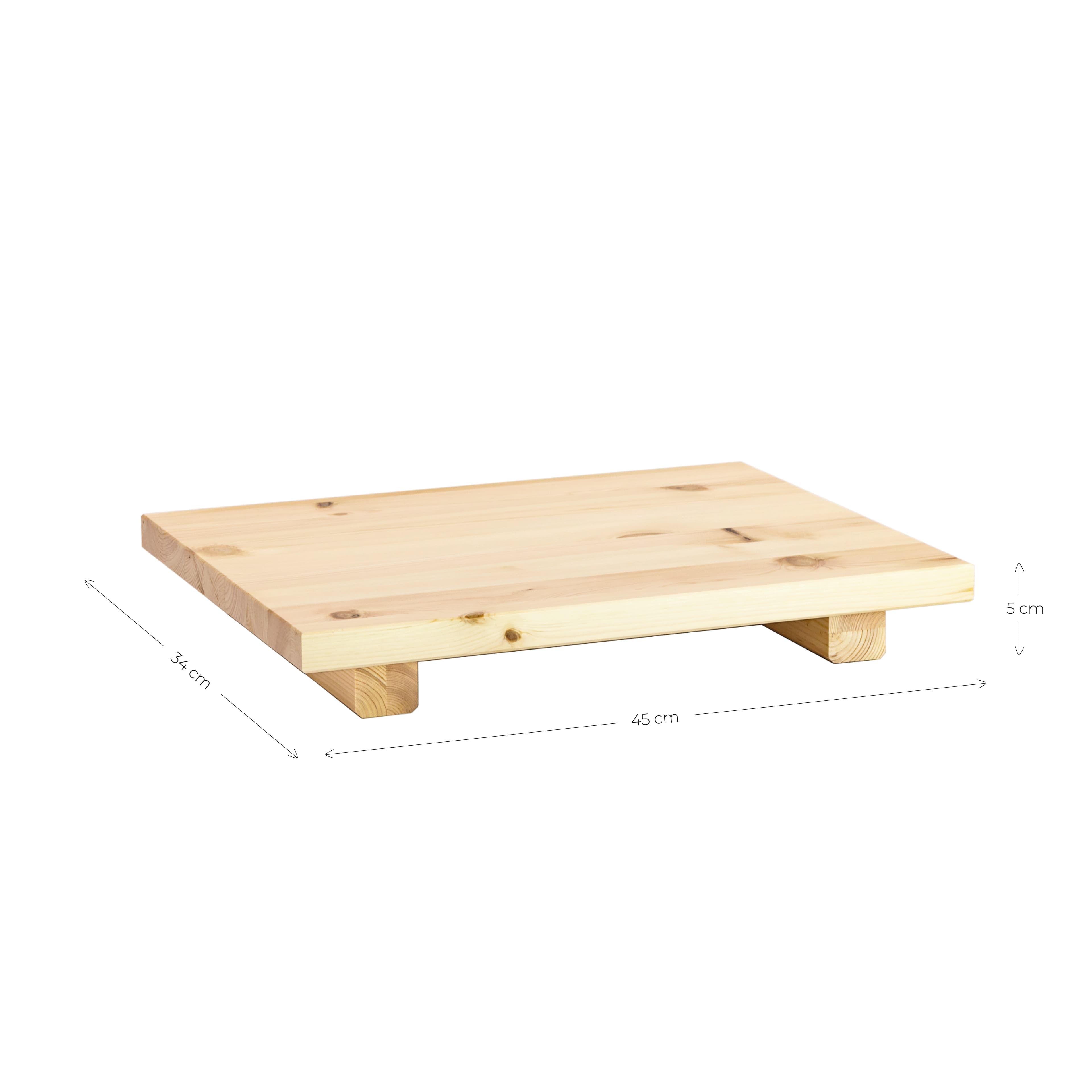 Dock Nachttisch Natur 34x45 2er Pack