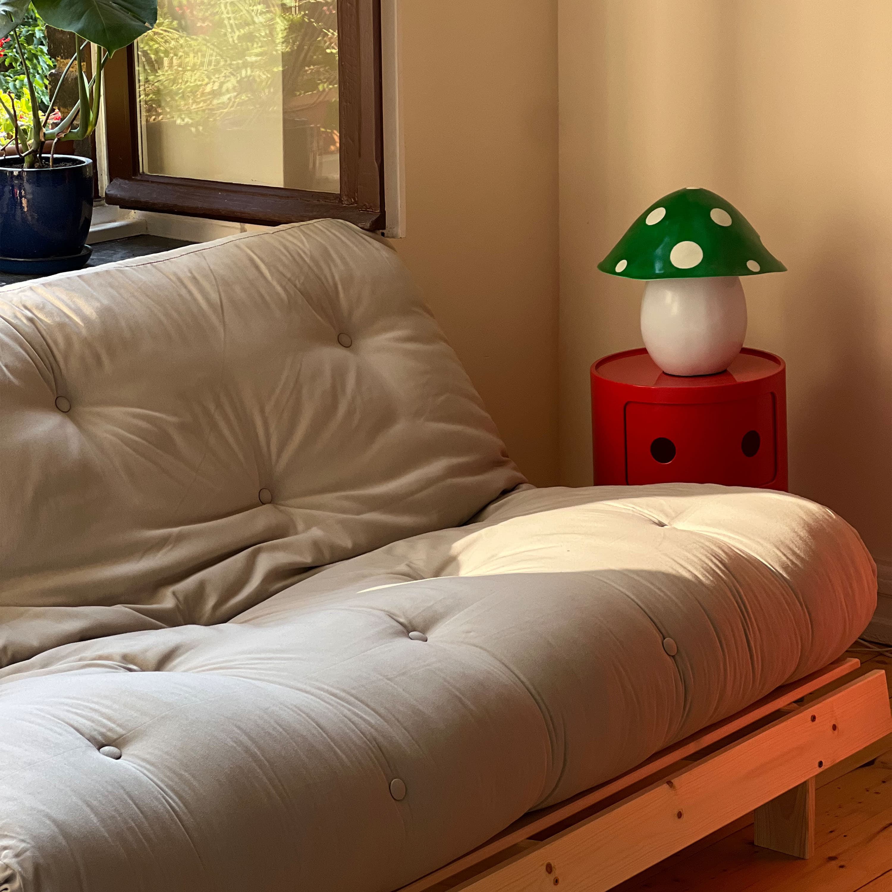 Roots Schlafsofa Natur/Beige 140cm