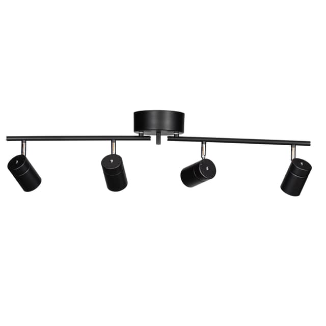 Correct 4 Lichter Spotlight Schwarz